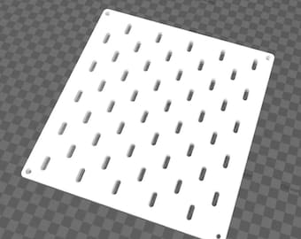 IKEA Skadis Mounting System Addons | STL File | 3D Printing | Customizable Hooks Holders Attachments For IKEA Skadis Pegboard