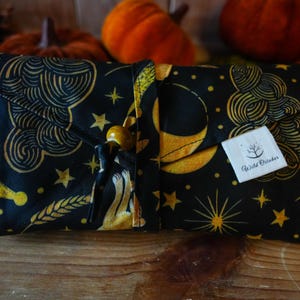 Handgemachtes Tarot Karten Wrap / Baumwoll Reversible Tarot / Orakel Wrap Hülle / Lesetuch / Reise-Etui