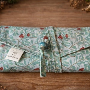 100% Cotton Tarot Deck Wrap | Reversible Protective Reading Cloth, Witchy Altar Bag