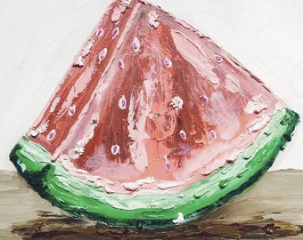 Original Watermelon Oil Painting