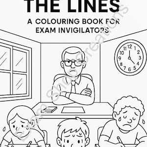 Exam Invigilators Colouring Book