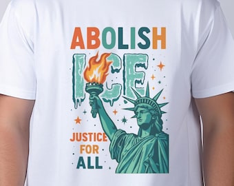 Camiseta anti-ICE, camiseta para abolir ICE, Chinga la Migra, antideportaciones, camiseta de justicia social, camiseta de activismo, anti-Trump y anti-MAGA, camiseta de protesta
