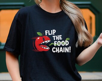 Flip The Food Chain Shirt, Eat The Rich Shirt, Protest Tee, Political Activism Tee, Anti Capitalism TShirt, Liberal Shirt, Political Shirt