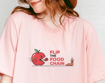 Flip The Food Chain Shirt, Eat The Rich Protest Tee, Political Activism Tee, Anti Capitalism - Anti Billionaires - Anti Trump, Liberal Shirt