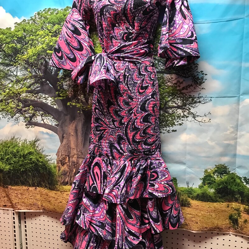 african purple dresses