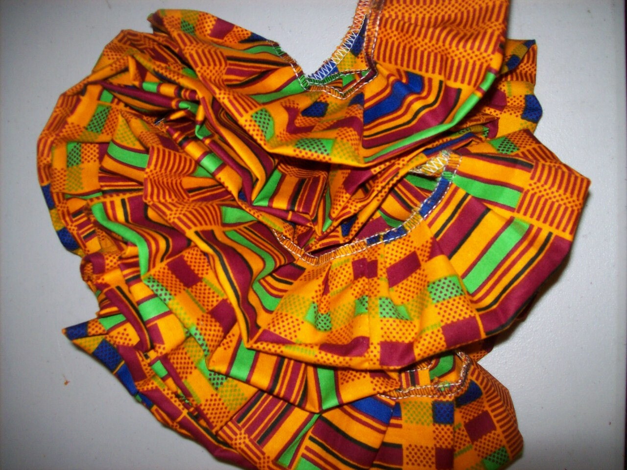 Kente 1 Ruffled Ribbon Trim Ribbon Per Yard/ Kente African Etsy