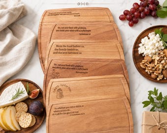 Perfettamente Imperfetto - Tagliere per formaggi inciso a mano - Decorazione da cucina in legno - Elegante regalo per l'inaugurazione della casa