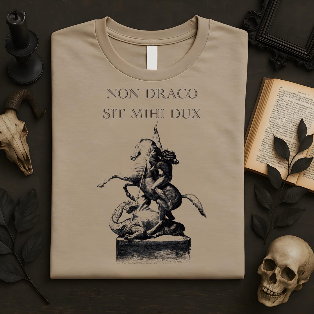 St George Dragon Slayer Shirt | Graphic Tee | Castlecore, Catholic ...