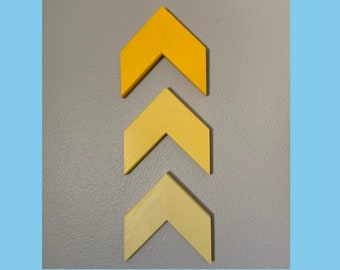 Green Chevron Wall Decor / Arrow Wall Decor