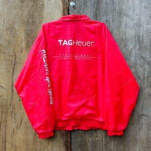 Vintage Rare Tag Heuer Professional Sports Watches Jacket