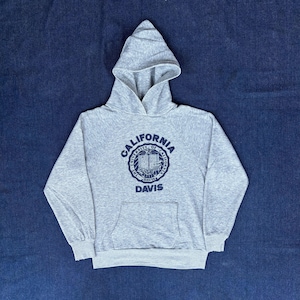 vintage 70&#39;s pannill sweatshirt company university calivornia davis pullover hoodie made in usa