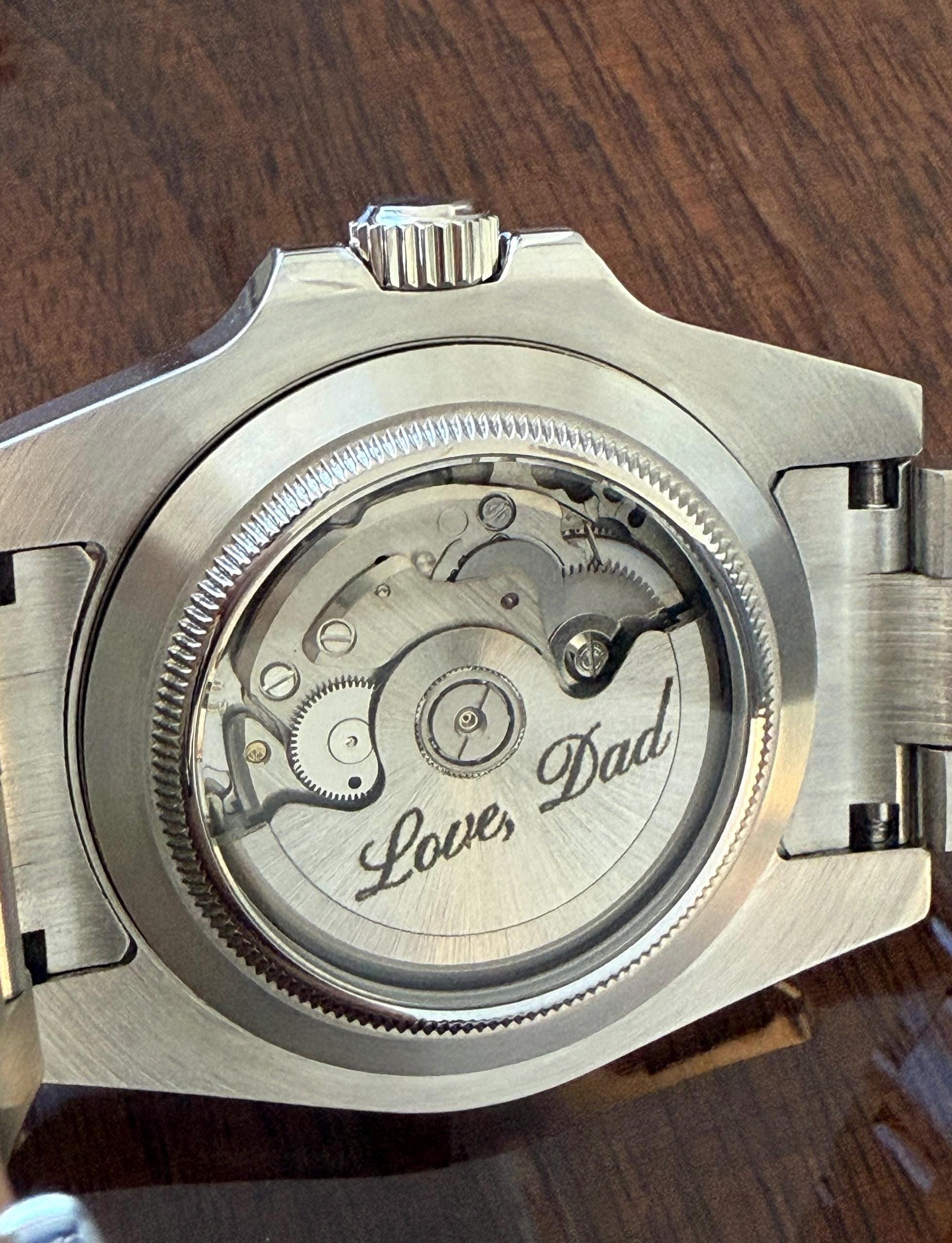 Custom Engraved NH35 Rotor for Seiko Movements – Personalized