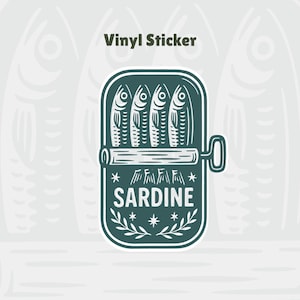Adesivo in vinile Sardine