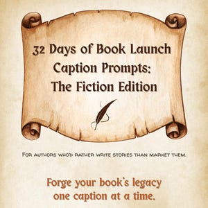social media, marketing, captions, content, book launch, book promotion, new book, for authors