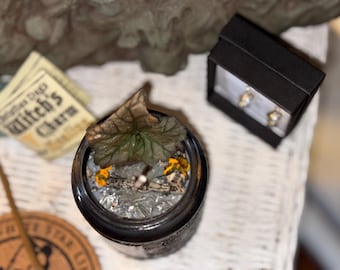 Shadowroot Protection and Grounding Ritual Candle by BloomanBalance