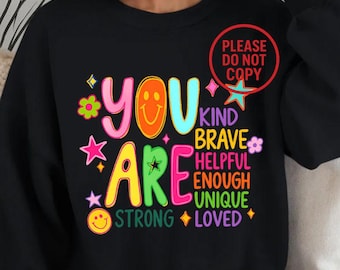You Are Kind PNG SVG, Teacher Design (Digital Download)