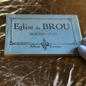Vintage Postcard Booklet – Église de Brou – 24 Original Cards – Bourg-en-Bresse – Gothic Church – France ca. 1930