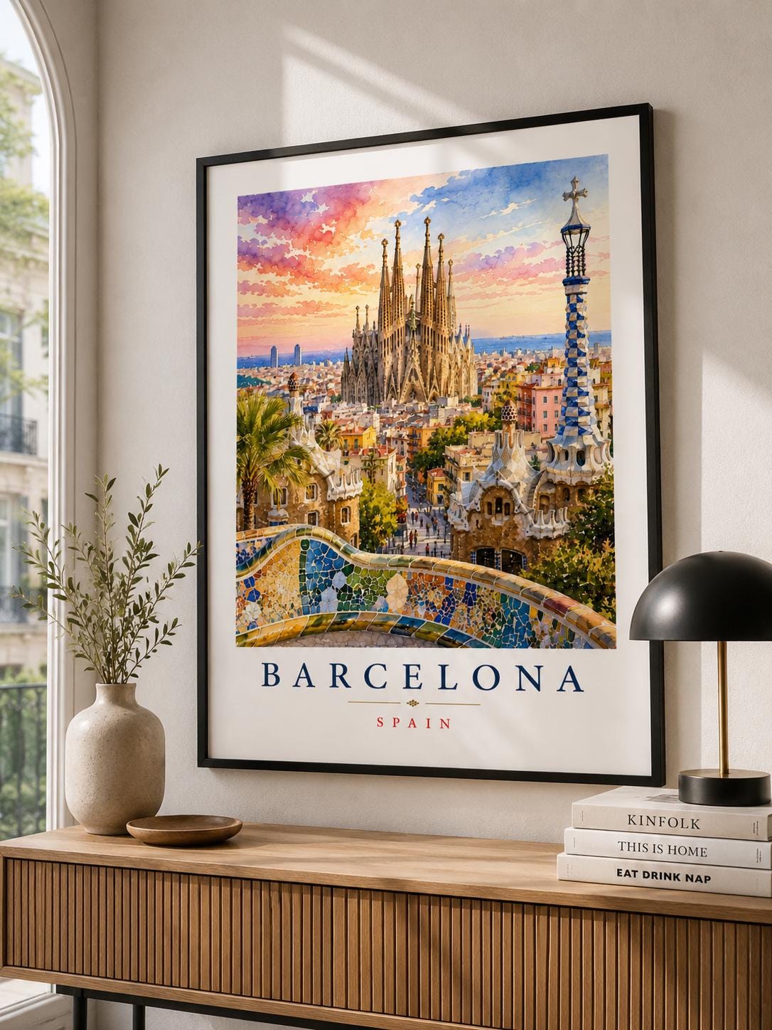 ガウディ　ポスター　5枚セット Gaudi poster - Etsy 日本