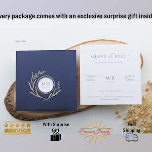 Luxury Wedding Invitation, Muslim Invitations, Nikkah Invitations, Muslim Wedding, Arabic Invitation, Islamic Invitation with Gifts
