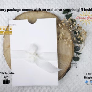 Weißer Umschlag mit Band für Hochzeitseinladung, Nikkah Einladung Umschlag,Luxus Einladungsumschläge mit Geschenken und Express Versand
