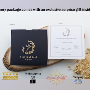 Luxury Wedding Invitation, Luxury Invitation, Islamic Invitation, Nikkah Invitations, Personalized Invitation with Gifts