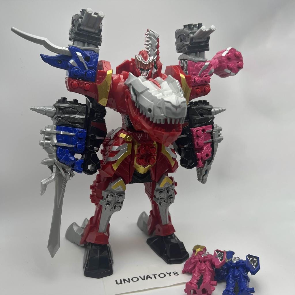 POWER RANGERS DINO Fury Ryusoulger DX KishiRyuOh Tyramigo Megazord