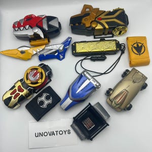 All Morphers DX Bandai PowerRangers Supersentai Hurricaneger - Abaranger - Gaoranger