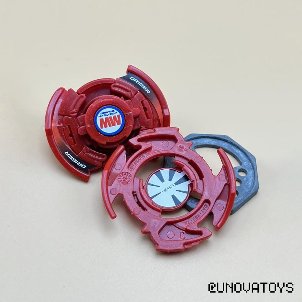 Beyblade Driger V2 Red Vintage 2002 Classic Takara Tomy V Force