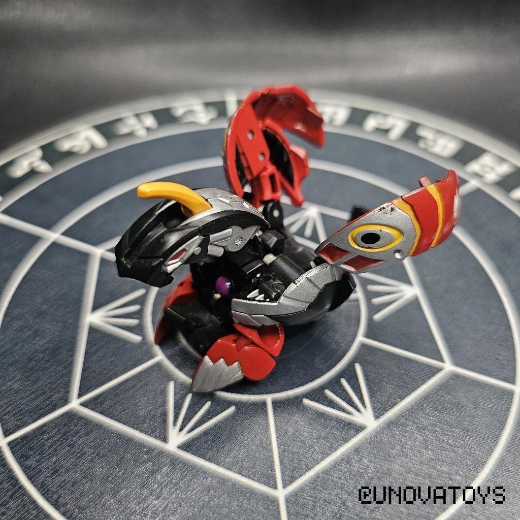 Bakugan B2 Helios MK2 Pyrus Anime Kampfschläger (Selten