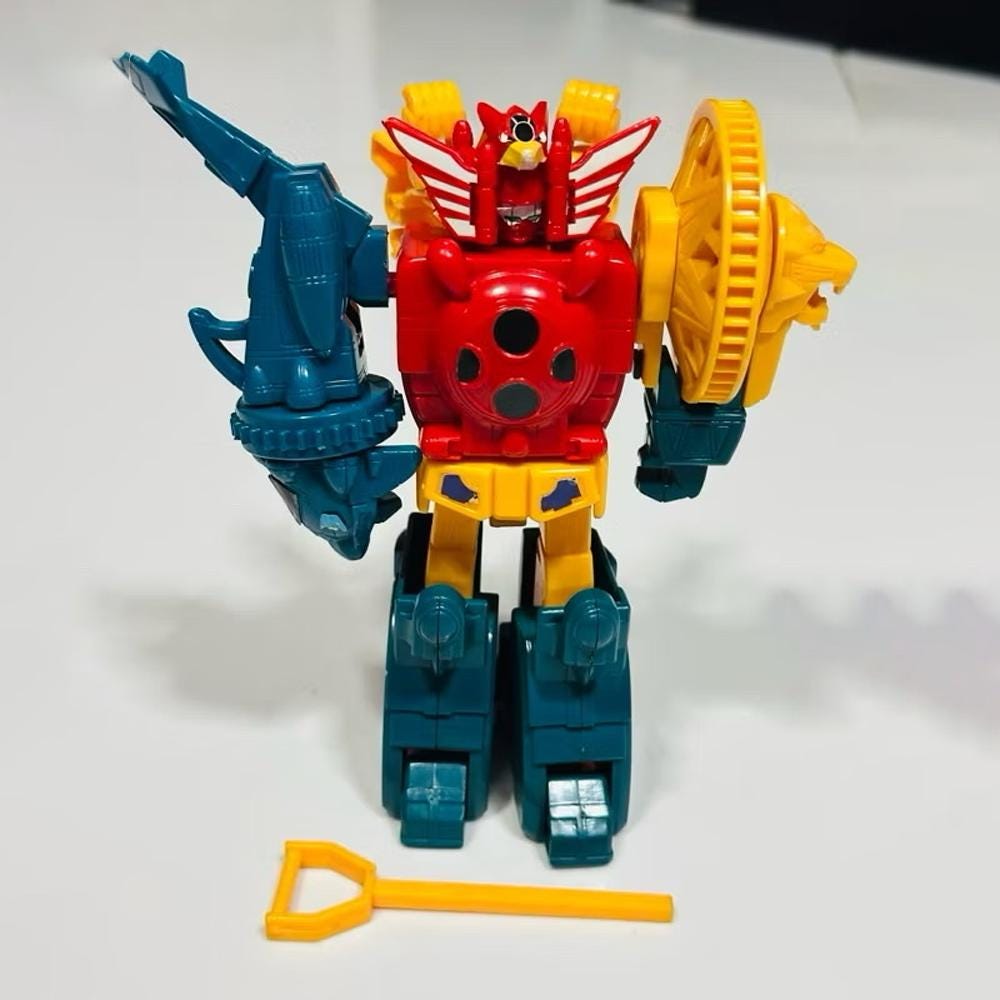 Storm Megazord Candytoys & Minipla Powerrangers Ninja Storm