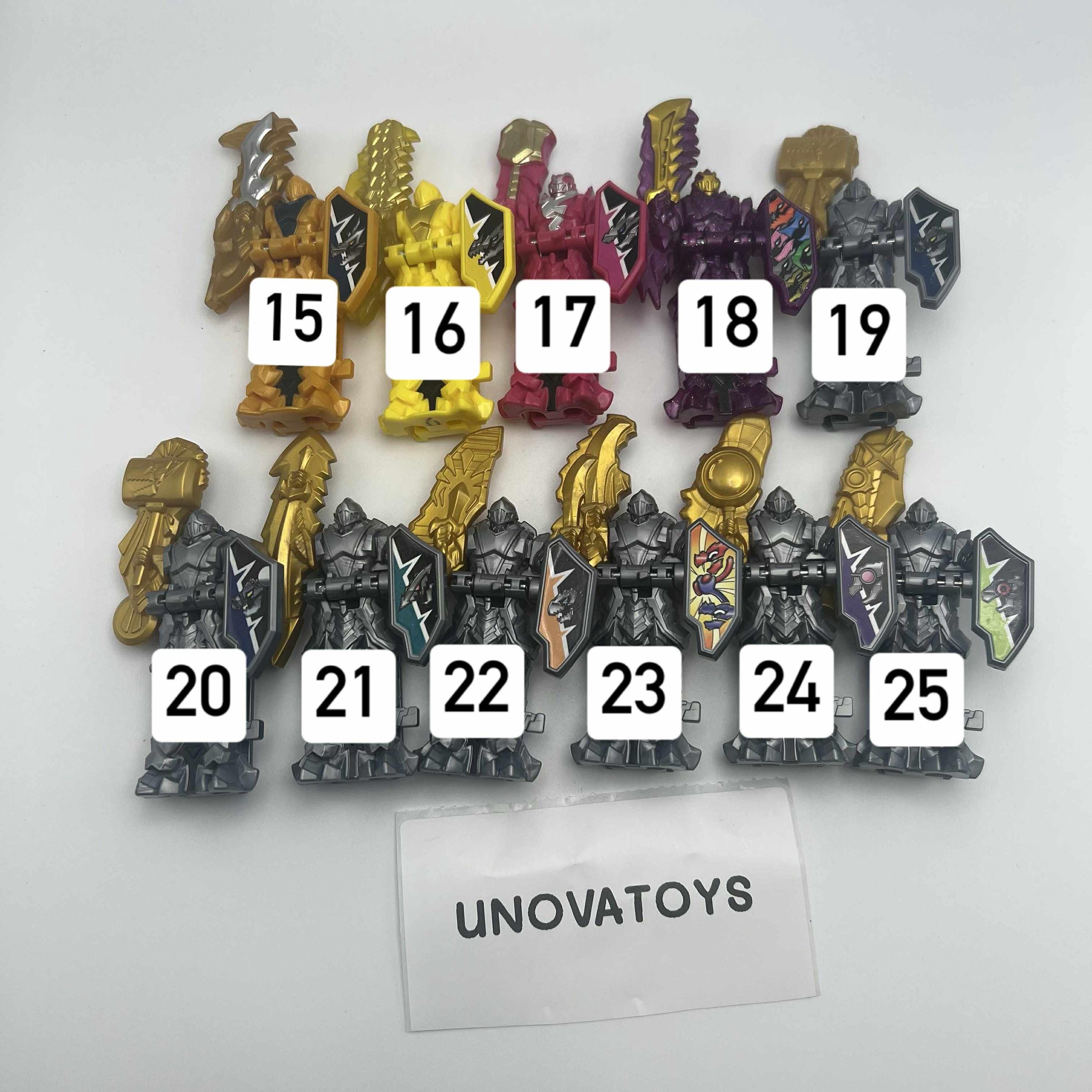 Bandai Power Rangers Dino Fury/Ryusoulger Ryusoul Key Set – 6