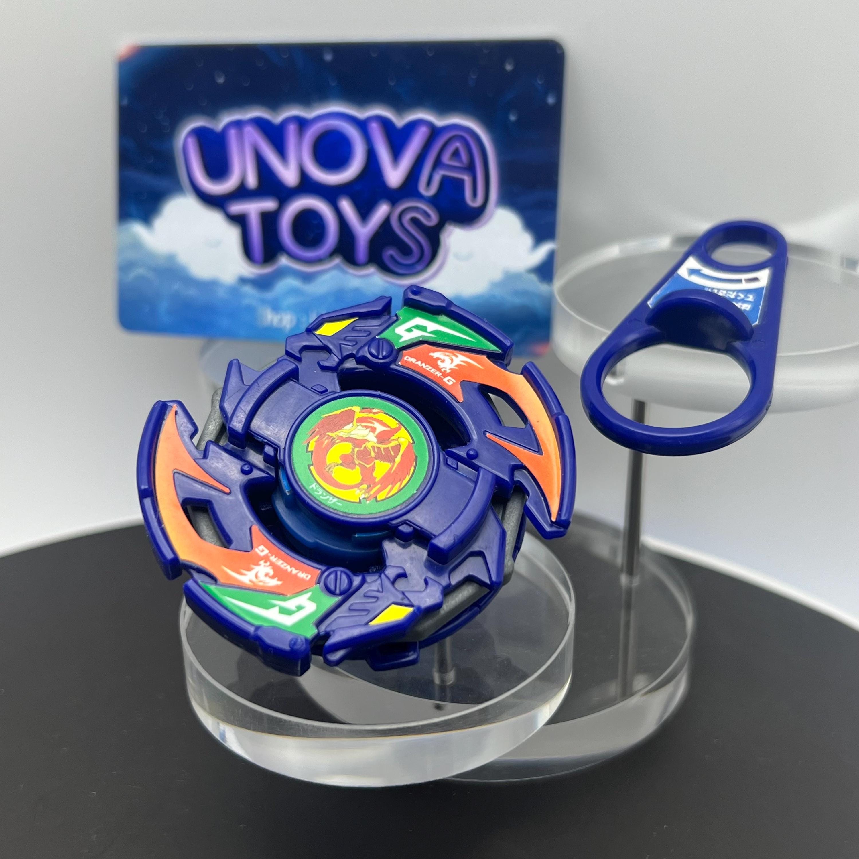 Beyblade Dranzer G & Gear Wrench - Vintage 2002 Classic Takara
