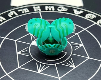 BAKUGAN FALCONEER 580g PEARL WHITE AQUOS BATTLE BRAWLERS B2