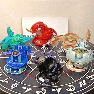 All Bakugan B2 Dragonoid,Gorem,Tigrerra,Hydranoid,Preyas,Skyress Battle Brawlers
