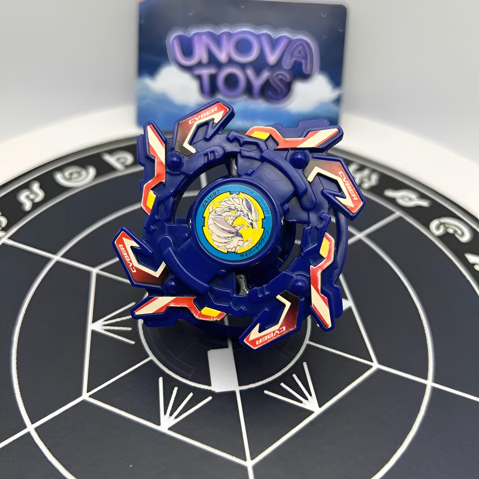 Beyblade Cyber Dragoon Blue Vintage 2002 Classic Takara Tomy V