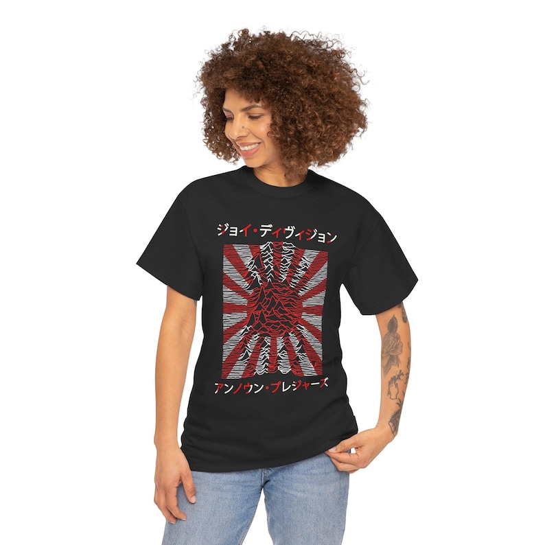 Vintage Band Tee Unisex Heavy Cotton T-Shirt, Joy Division Japan Tour Tshirt, Retro Music Concert Top, Graphic Tee Gift, Alternative Fashion image 6