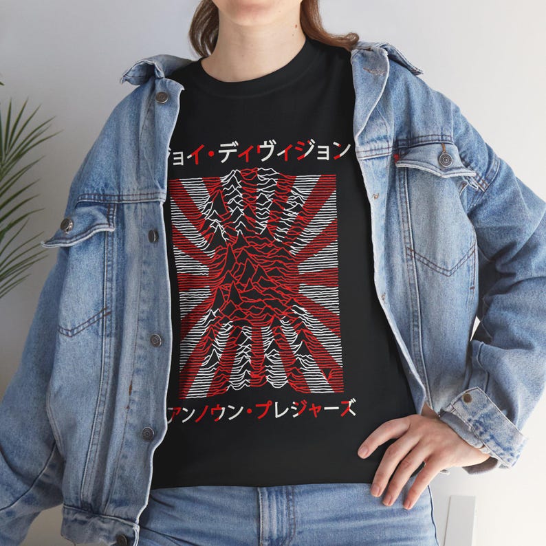 Vintage Band Tee Unisex Heavy Cotton T-Shirt, Joy Division Japan Tour Tshirt, Retro Music Concert Top, Graphic Tee Gift, Alternative Fashion image 8