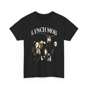 Lynch Mob Vintage Band Tee, Unisex Cotton Shirt, Rock Music Apparel, Casual Outfit, Gift for Music Lovers
