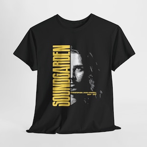 Soundgarden Graphic Tee, Chris Cornell Band Shirt, Grunge Music T-Shirt, Alternative Rock Tee, Unisex Cotton Top