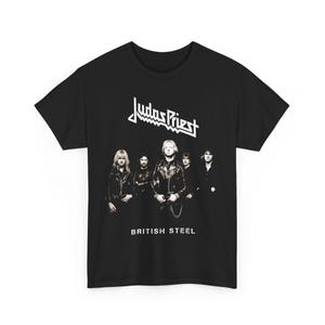 vintage Judas Priest Heavy Metal unisexe, cadeau pour fan de musique de groupe de rock, t-shirt graphique rétro, vêtements de festival de musique, produits dérivés de concert