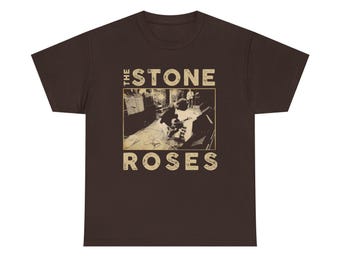 Vintage Stone Roses Tee: Retro Rock Band Concert Shirt