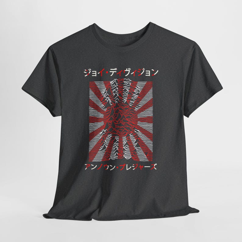 Vintage Band Tee Unisex Heavy Cotton T-Shirt, Joy Division Japan Tour Tshirt, Retro Music Concert Top, Graphic Tee Gift, Alternative Fashion image 1