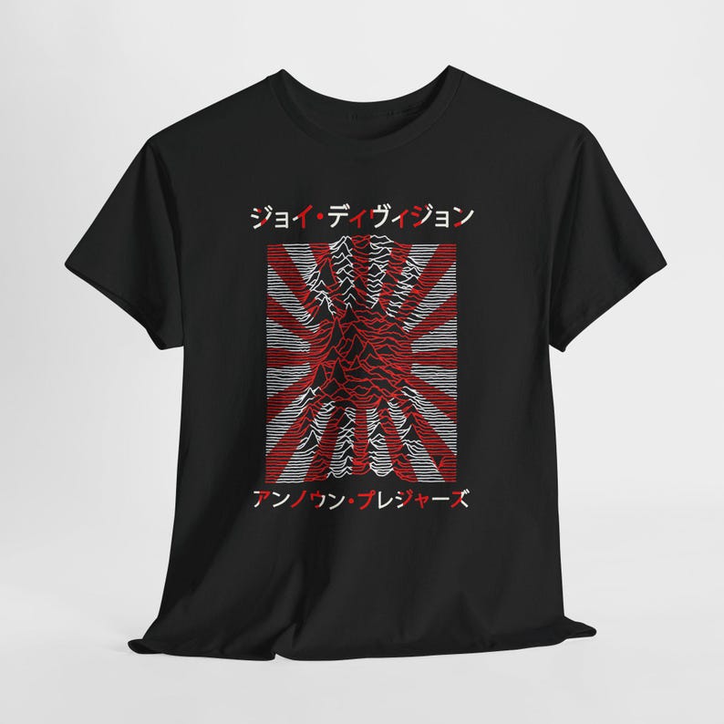 Vintage Band Tee Unisex Heavy Cotton T-Shirt, Joy Division Japan Tour Tshirt, Retro Music Concert Top, Graphic Tee Gift, Alternative Fashion image 2