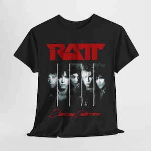 Ratt Rock Band Album Cover Unisex Heavy Cotton Tee, Vintage Graphic Tee, Retro Band Shirt, Music Lover Gift, Concert T-Shirt