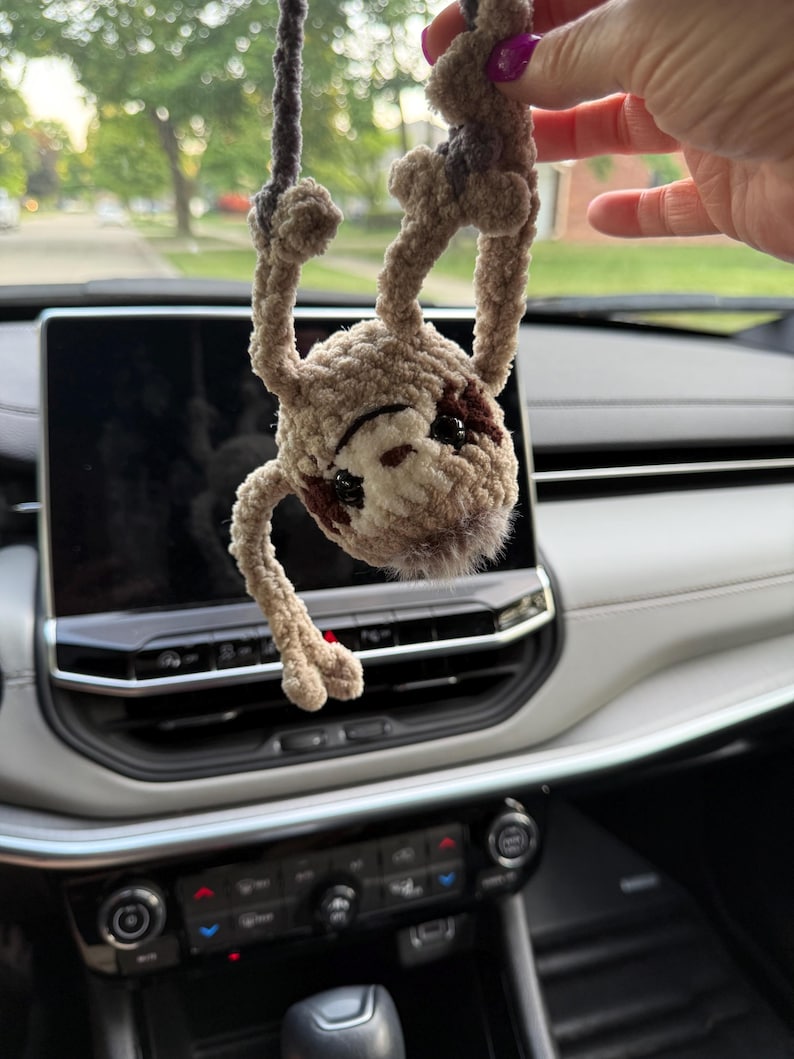 Silas the Sloth - NO SEW Crochet Sloth-on-a-Swing Pattern (PDF Download) image 5