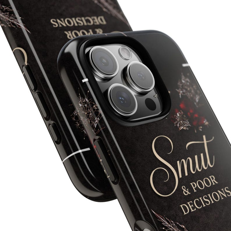 Dark Romance Phone Case, BookTok Aesthetic Case, Smut Reader Gift, Spicy Book Lover, Gothic Phone Case, Fantasy Romance, Reader Gift image 2
