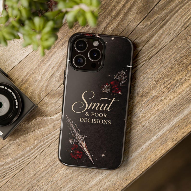 Dark Romance Phone Case, BookTok Aesthetic Case, Smut Reader Gift, Spicy Book Lover, Gothic Phone Case, Fantasy Romance, Reader Gift image 5