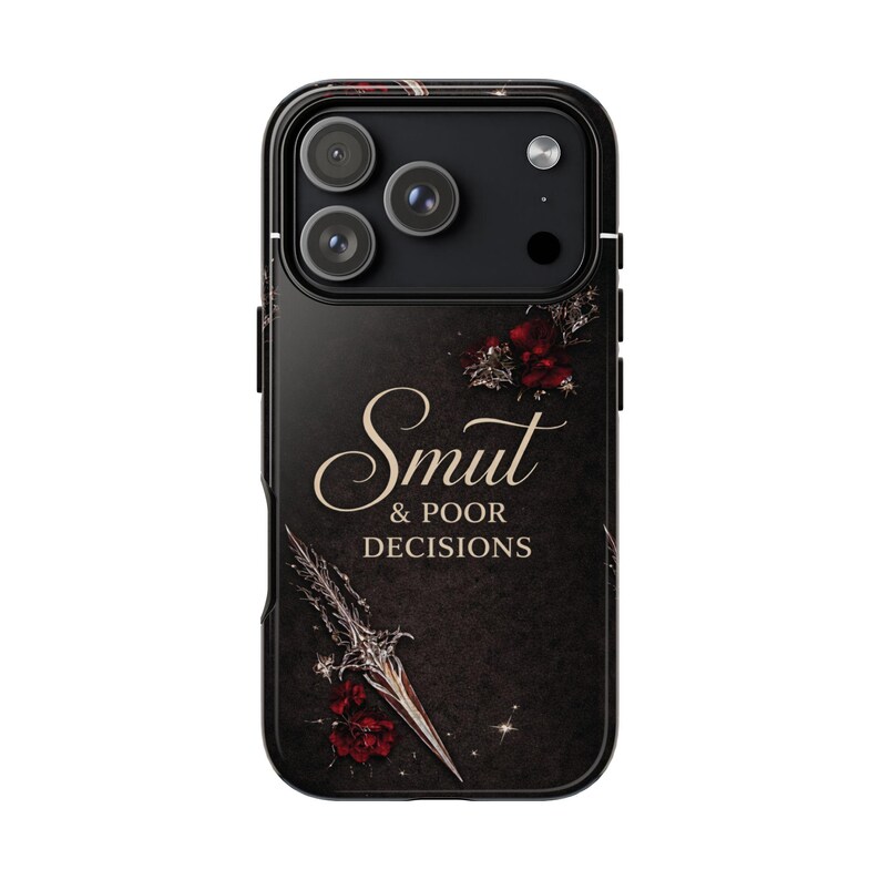 Dark Romance Phone Case, BookTok Aesthetic Case, Smut Reader Gift, Spicy Book Lover, Gothic Phone Case, Fantasy Romance, Reader Gift image 6