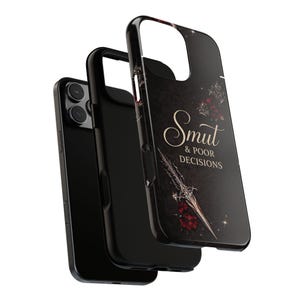 Dark Romance Phone Case, BookTok Aesthetic Case, Smut Reader Gift, Spicy Book Lover, Gothic Phone Case, Fantasy Romance, Reader Gift image 4