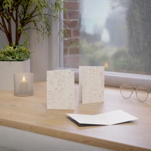 Set di biglietti d'auguri floreali, eleganti biglietti per tutte le occasioni, compleanno, ringraziamento, matrimonio, incoraggiamento, 1-50 pezzi